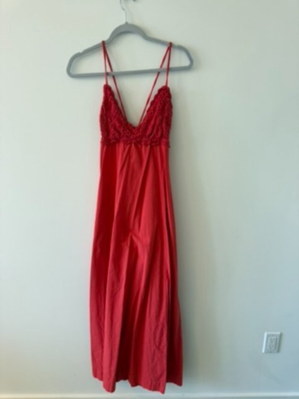 Free People Red Maxi Dress Size Small - Picture 1 of 6